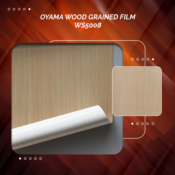 Oyama Wood Grained Sticker WS5008