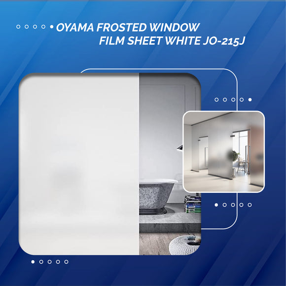 Oyama Frosted Sticker JO-215J~White