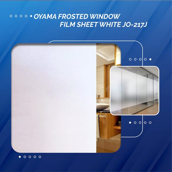 Oyama Frosted Sticker JO-217J~White
