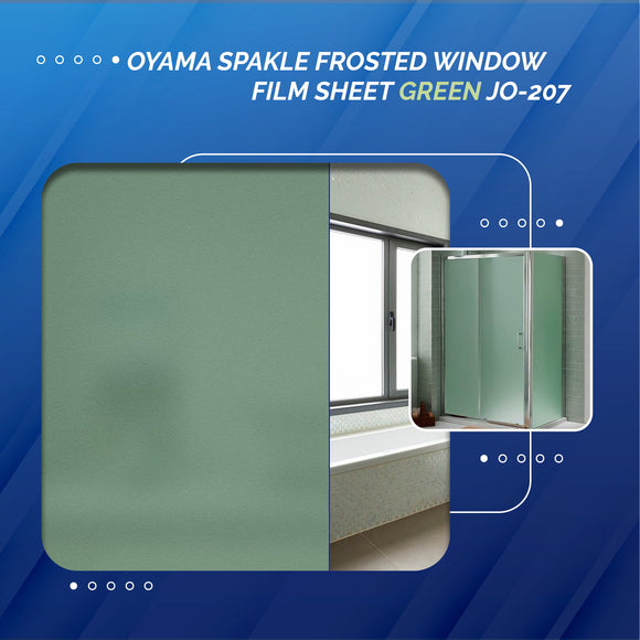 Oyama Frosted Sparkle Sticker~Green~JO-207