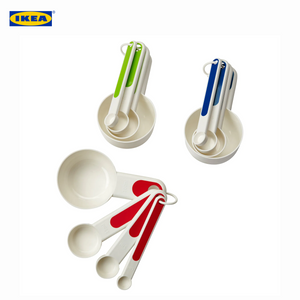 IKEA STÄM Set of 4 measuring cups, red/green/blue - 302.332.58