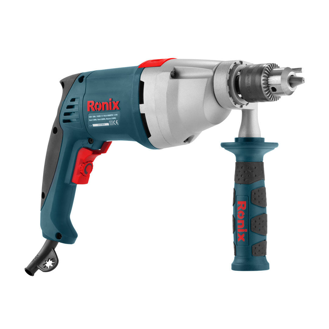 Ronix 2220 Tools Hardware Drill 13mm Key Chuck Impact Drill Machine Electric Tool 220V 50Hz Impact Drill
