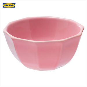 IKEA STRIMMIG Bowl, stoneware pink 15 cm - 904.431.64