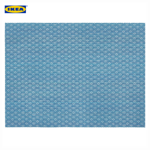 IKEA GALLRA Place mat, blue/patterned 45x33 cm -403.927.27