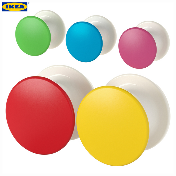 COPY - IKEA LOSJON Hanger/ Hooks Assorted Colors (Set Of 5) BRAND NEW