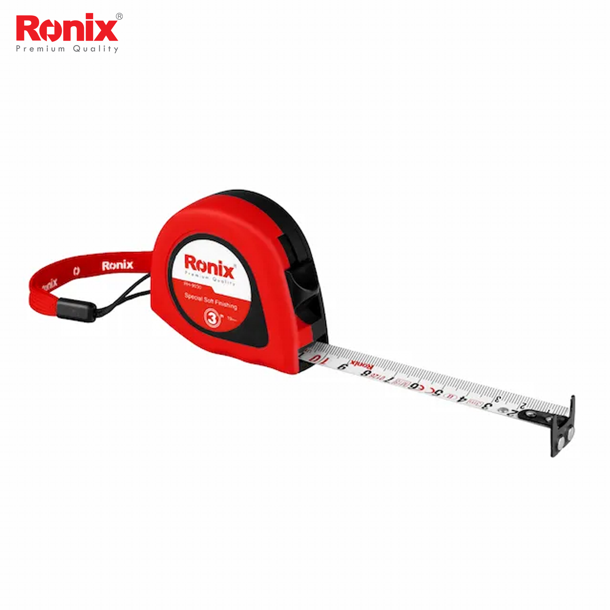 Ronix Measuring Tools Model Rh-9030 ABS Case Magnetic Measuring Tape