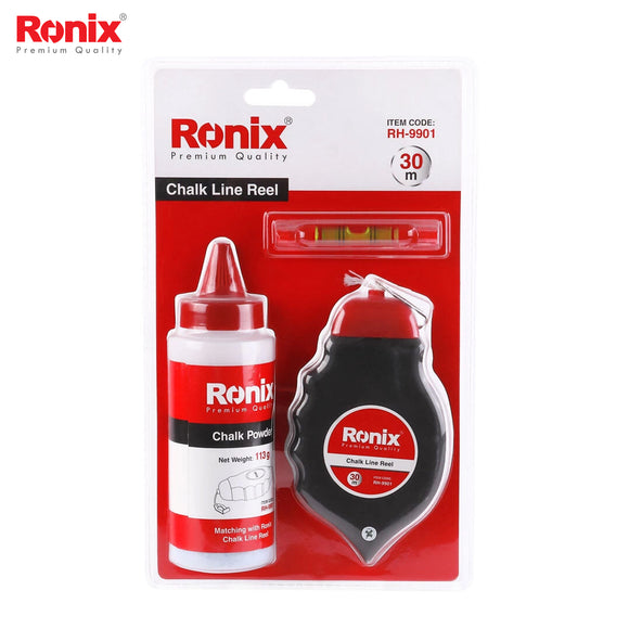 Ronix Chalk Line Reel Set, ABS, 30m RH-9901