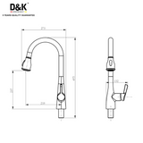 D&K Kitchen Sink Mixer-DA1462501