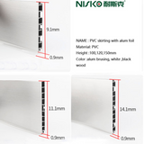 NISKO Pvc Skirting Connector - F18