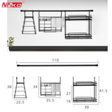 NISKO Kitchen Hanging Rack - G36
