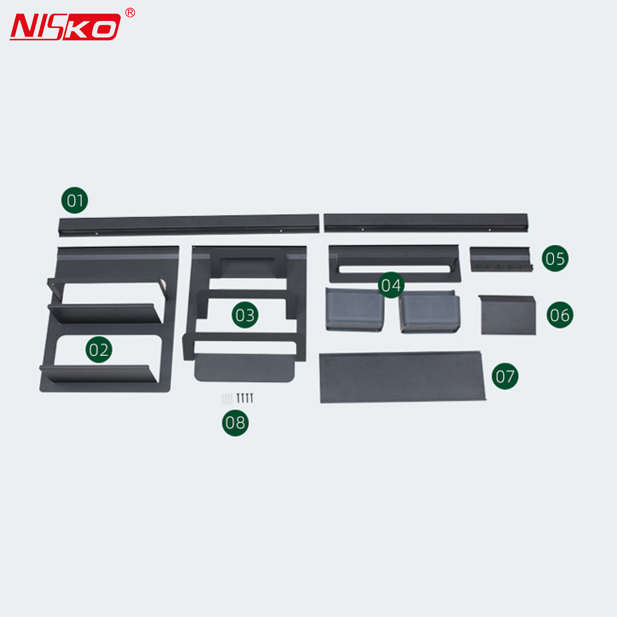 NISKO Kitchen Hanging Rack - G42 – SlymFitting