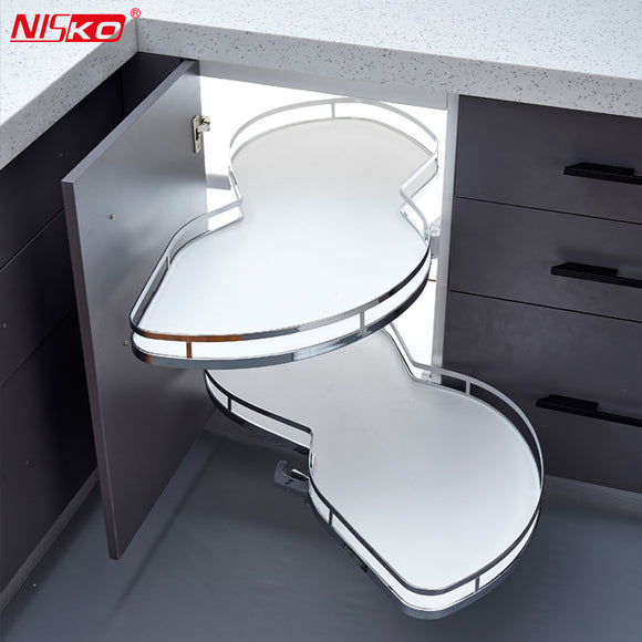NISKO Cabinet storage basket Magic Corner Swing Tray - G58