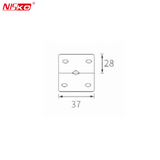 NISKO Furniture Metal Cabinet Shelf Support - M34