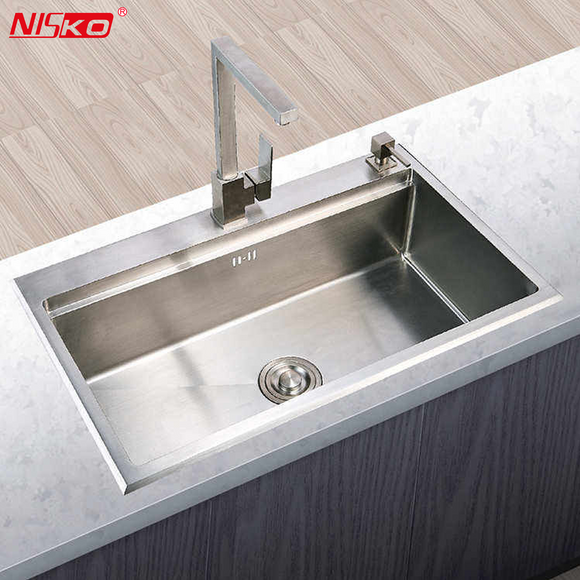 NISKO Single Groove Sink with Drainer - ND01S(6845)