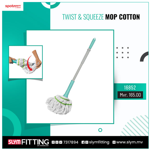 SPOTZERO TWIST & SQUEEZE MOP -COTTON